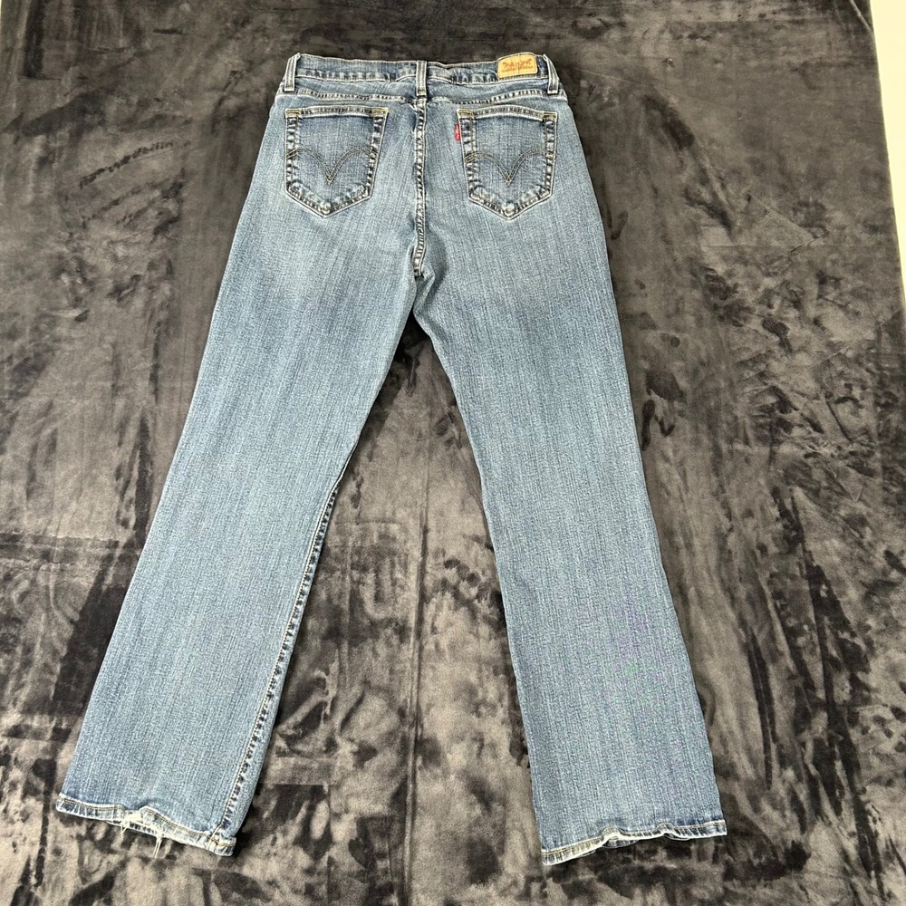 Levi's 529 Curvy Bootcut Jeans Women 12M W31 L32 Blue Denim 15535-0031 - Picture 7 of 9